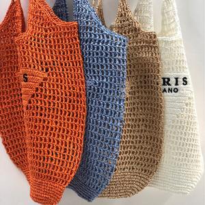 Grand sac Sacs fourre-tout à la mode Sac à main shopping pour femmes Sac pochette crochet de haute qualité - Product Image 4