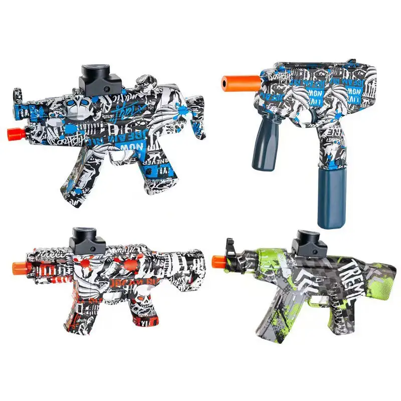 Flavour Water UZI Jel Gel Ball Blaster Toy Gun M416 Pro Long Pistol Ammo Orbi Splatter Foam Fascia Gel Gun Blaster for Kids