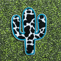 Patchs Cactus Broderie Personnalisée pour Chapeaux Style Fer À Repasser Tissu Écologique avec Perles Décoration Toile Matériel