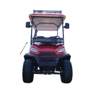 Voiturette de golf électrique à 4 roues et 4 places pour le confort des sièges