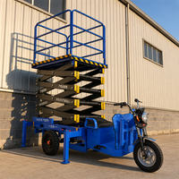 Plateforme élévatrice électrique pour tricycle de 10 m, capacité de charge de 500 kg, table élévatrice à ciseaux hydraulique, moteur de 3000 W, prix de gros direct d'usine
