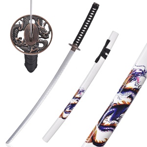Katana japonaise traditionnelle de 102 cm, motif dragon chinois, jouet non fonctionnel, idéale pour les collectionneurs. - Product Image 1