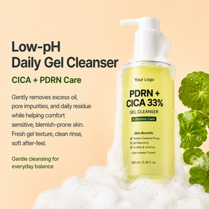 Gel Nettoyant Purifiant PDRN Équilibrant le Sébum, Apaise les Peaux à Tendance Imperfectible, Utilisation Quotidienne Douce, Testé Contre les Irritations Cutanées, Gel Nettoyant PDRN Cica - Product Image 6