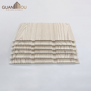 Azulejos de techo de PVC Casa Interior Decorativo Grano de madera Película de PVC <span class=keywords><strong>Plafon</strong></span> - Product Image 3