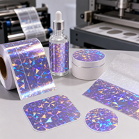 Custom Printed PET Material Holographic Labels Samples for Consumer Electronics Factory Supply with Roll and Sheet Options