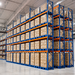 Sistema <span class=keywords><strong>de</strong></span> Estanterías para Almacenamiento en Almacenes, Estanterías Resistentes <span class=keywords><strong>de</strong></span> Acero Q235B <span class=keywords><strong>de</strong></span> Primera Calidad para Centros Logísticos con Protectores <span class=keywords><strong>de</strong></span> Columnas - Product Image 1