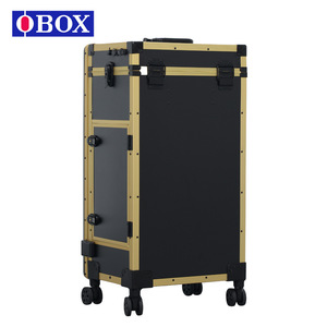 Trousse de maquillage portable Obox avec miroir et tiroirs, boîte de rangement professionnelle pour maquillage et maquillage permanent - Product Image 5