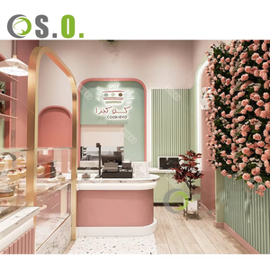 Display kue kustom meja depan kafe kedai kopi pajangan makanan pajangan roti - Product Image 2