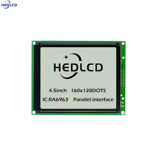 โมดูลการแสดงผล LCD แบบกราฟิก160x128ขนาด4.5นิ้ว160x * 128หน้า<span class=keywords><strong>จอ</strong></span>มีอินเทอร์เฟซแบบขนาน RA6963สำหรับตัวควบคุมในอุตสาหกรรม - Product Image 2