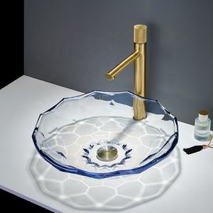 <span class=keywords><strong>Lavabo</strong></span> Redondo Artístico Único de <span class=keywords><strong>Piedra</strong></span> Lavada, <span class=keywords><strong>Lavabo</strong></span> de Cristal para Baño con Encimera, <span class=keywords><strong>Lavabo</strong></span> Redondo de Cristal con Lavamanos de Vidrio - Product Image 2