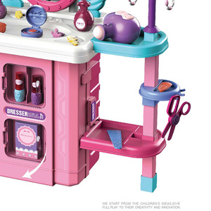 Juego de Cosméticos de Juguete 3 en 1, 38 Piezas, Juego de Imitación de Belleza, Mesa de Maquillaje para Niñas - Product Image 2