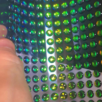 Yeux de leurre de pêche holographiques verts, œil de poisson artificiel, œil de poisson 3D, yeux de leurre de pêche