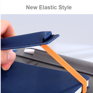 Soporte elástico A5 para bolígrafo, funda dura de cuero PU, soporte para notebook, planificadores y cuadernos personalizados - Product Image 3
