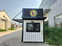 Bar de café en conteneur 20FT de style moderne personnalisé professionnel