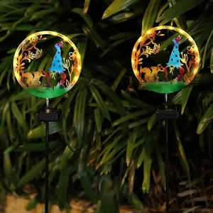 Lámpara LED Solar de Jardín con Diseño de Animales, Colorida, para Exteriores, con Estaca de Metal, Clasificación IP44, Certificación CE, 1 Año de Garantía - Product Image 4