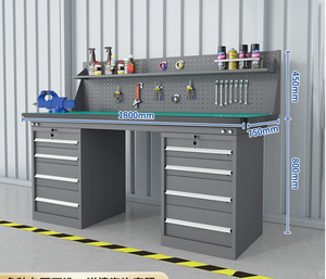 Banc <span class=keywords><strong>de</strong></span> travail robuste antistatique personnalisable ZHY-70 1500x750x1250mm avec 8 tiroirs verrouillables pour atelier et ligne d'assemblage2 - Product Image 2