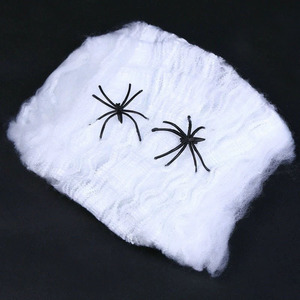 Decoración de Halloween, Telaraña de Algodón Colorida, Telaraña Artificial, Decoración para Exteriores, Patio, Fiesta, Bar, Ambiente, BS189 - Product Image 6