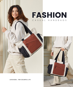 Sac fourre-<span class=keywords><strong>tout</strong></span> matelassé léger et personnalisé pour femme, grande capacité, imperméable, antivol, pour le travail - Product Image 2