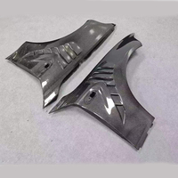 Aile avant en fibre de carbone véritable avec évents, kit carrosserie pour BMW F87 M2 M2c, pièces automobiles