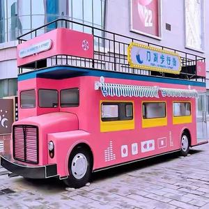 Autobús de Dos Pisos Convertible Recién Lanzado, Autocaravana con Licencia Oficial, <span class=keywords><strong>Caravana</strong></span> de Restaurante Estilo Americano - Product Image 2