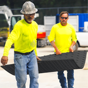 Nhà máy tùy chỉnh HDPE mặt đất bảo vệ thảm tạm thời đường tấm cho thiết bị nặng - Product Image 3