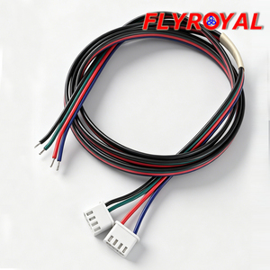 Kabel Terminal Konektor JST XH 2.5mm 4Pin Kustom Dua Ujung untuk Perakitan Kabel Listrik LED - Product Image 2