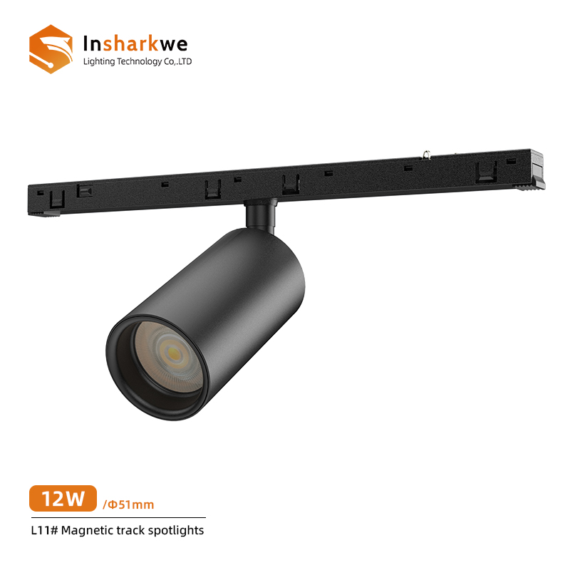 Spots sur rail magnétique 12W