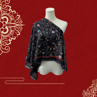 Nouveau imprimé solide motif en mousseline de soie Hijab ethnique carré écharpe/voile dubaï moyen-orient Logo personnalisé soie modal pour les musulmans
