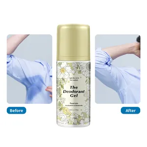 Naturale biologico da donna a secco Roll-on profumo per il corpo deodorante Gel controllo degli odori antitraspiranti all'ingrosso