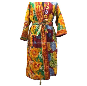 Kahlo Print Cotton Robes Eco-Friendly Casual Beach Dress with Lace Decoration Natural Waistline Fashion - Product Image 5