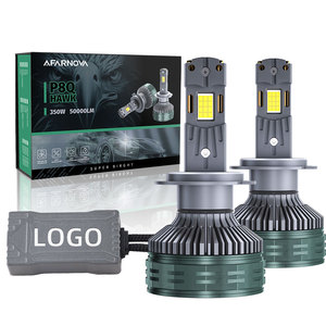 Feux LED de voiture super lumineux 350W 50000lm haute puissance avec deux tubes en cuivre H7 Luces LED Auto H4 H11 Phares LED - Product Image 1