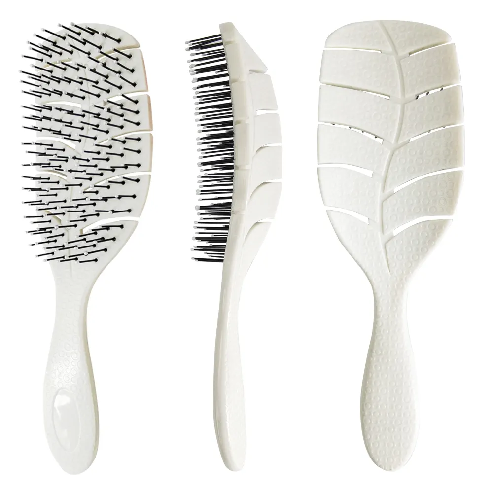 Luxe Maïs Mâle Brosse À Cheveux Pour Extensions Manta Bigoudi Coupe Dai Dompter Gel Styler Brosse à Air Chaud avec logo personnalisé