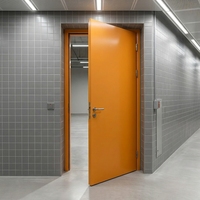 Porte coupe-feu en acier pré-montée à ouverture latérale, finition moderne, pour hôtels et ateliers - Produit de prévention des incendies directement du fabricant