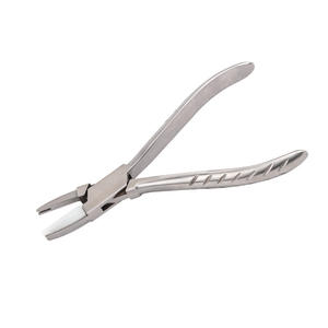 Pince de traitement pour lunettes, ensemble de 8 pièces en métal, outil antidérapant pour plaquettes de nez et embouts de branches à ventouse, pour la réparation de lunettes - Product Image 1