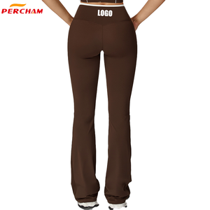 Leggings da Yoga a Vita Alta a V, Tinta Unita, Traspiranti, Taglie Forti, con Controllo Pancia e Effetto Sollevamento Fianchi, per Fitness, Corsa e Allenamento - Product Image 6