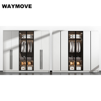 Armoire moderne en aluminium avec portes en verre fumé Commode pour chambre à coucher Hôtel Appartement disponible aux Philippines