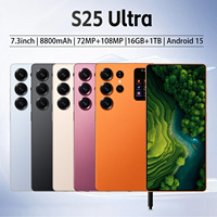 Smartphone S25 Ultra 5G, écran AMOLED 7,3 pouces, Android 15, 16 Go de RAM, 1 To de stockage, appareil photo 108 MP, batterie 8800 mAh, 90 Hz, double SIM