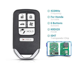 Clé de voiture intelligente de remplacement Clarity 2018 V42, télécommande intelligente à 6 boutons, 433,92 MHz, FCC <span class=keywords><strong>ID</strong></span> KR5V2X Continental : A2C98676600 - Product Image 1