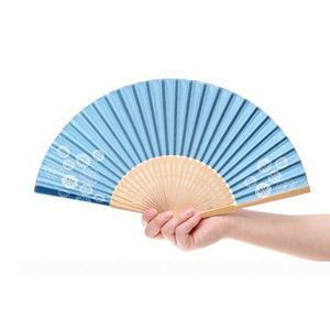 New Wholesale Custom Printed Logo Folding Hand Fan Wedding <b>Bamboo</b> Hand Held Fan - Product Image 3