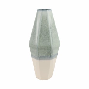 Vaso in Ceramica Sfaccettato a Tre Tonalità per Arredamento Soggiorno, Camera da Letto, Ufficio e Cucina - Product Image 5