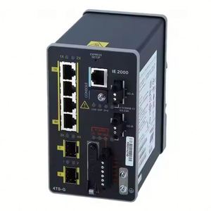 IE-2000-4S-TS-G-L/IE-2000-8TC-G-B  Conmutador Ethernet Industrial IE2000 Administrado con 4 Puertos FE SFP y 2 Puertos GE SFP - Product Image 1