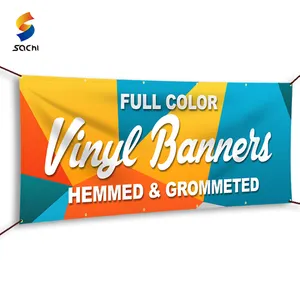 Custom pvc gecoat outdoor banner pvc reclame mesh banners