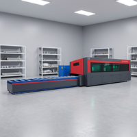 Máquina de Corte Láser CORAL CRL-4020BW-6000W CNC de Doble Mesa de Alta Resistencia para Corte de Metal y Acero Inoxidable de Gran Tamaño