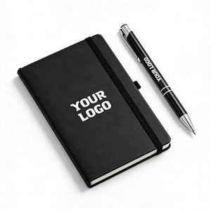 Wholesale Design Printing <b>A5</b> Pu Leather With Logo Notebook for Promo Business Gift Eco-Friendly Durable - Product Image 1