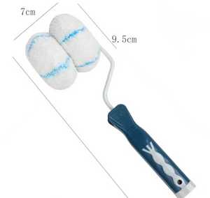 <span class=keywords><strong>Rullo</strong></span> per <span class=keywords><strong>Angoli</strong></span> a Forma di Zucca, Spazzola a <span class=keywords><strong>Rullo</strong></span> Piccola per Rifinitura <span class=keywords><strong>Angoli</strong></span>, Strumento per Tracciare Ombre, Accessorio Fai-da-te Industriale in Acciaio Inossidabile con Fibra Sintetica - Product Image 2