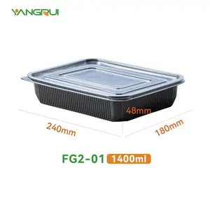 Food Grade Bpa Livre Take Away Bento Lunch Box Microondas Seguros Reutilizáveis Refeição Prep Recipientes
