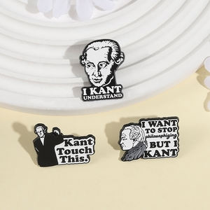 Sming Pins Célèbre Philosophe <span class=keywords><strong>Kant</strong></span> Épingles En Émail <span class=keywords><strong>Philosophie</strong></span> Classique I <span class=keywords><strong>Kant</strong></span> Comprendre Broche Décor Vêtements Revers Badge Bijoux - Product Image 3