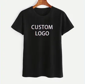 2023 Met Print Custom Print Logo Unisex Oversized Goedkope Katoenen T-Shirt Merk Warmte Transfers Geborduurd Heren Dames T-Shirt