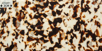 Feuille d'acétate de cellulose à motif de jade artificiel marron blanc pour lunettes à épingles à cheveux découpées au laser