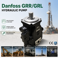 Bomba Hidráulica Sauer - GRR074 GRR090, Bomba de Circuito Abierto de Pistones Axiales Variables con Eje en Giro Horario, para Maquinaria de Construcción